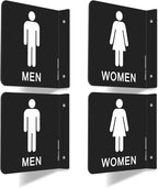 Faittoo Restroom Sign, Bathroom Signs, 6 x 6 Inches Acrylic Sign, by Faittoo