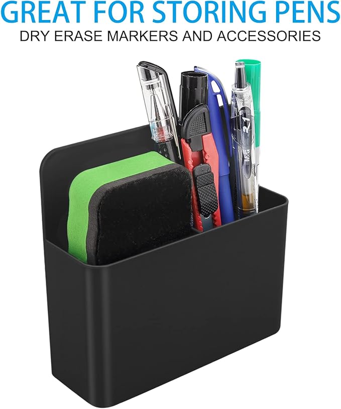MoKo Magnetic Dry Erase Marker Holder, Pen Pencil Holder Storage Organizer - Image 2
