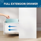 PEUKC 3-Drawer Metal File Cabinet, Lateral Vertical Filing Cabinets - Image 5