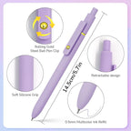 UIXJODO Colored Pens, 0.5mm Colored Ink Gel Pen - Image 3