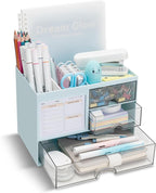 QIYVLOS Desk Organizer with 3 Drawer, Desk Organizers and Storage with 8 by QIYVLOS