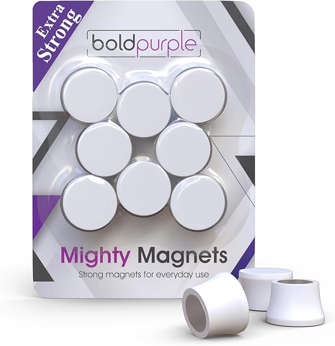 Strong Magnets for Whiteboard, Glassboard and Fridge. N54 Neodymium Rare Earth by boldpurple
