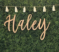 Personalized Wood Sign, Laser Cut. Select Favorite Font, Size and up to 3 Lines by ProfessionalArtworkCorp