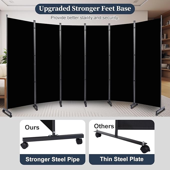 Room Divider Folding Privacy Screens - Image 2