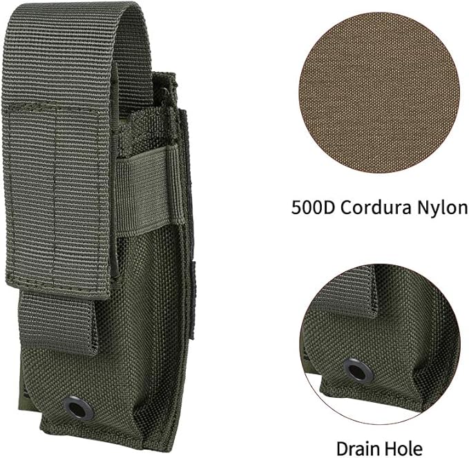 EXCELLENT ELITE SPANKER Molle Single/Double Pistol Mag Pouch Tactical Magazine - Image 3