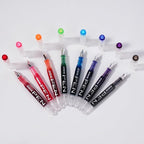 EYEYE Disposable Fountain Pens, 8 Pack Multicolor Fine Point Fountain Pens - Image 6