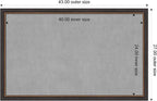 Amanti Art Black Framed Magnetic Board 27x43 Large Vision Board - Image 4