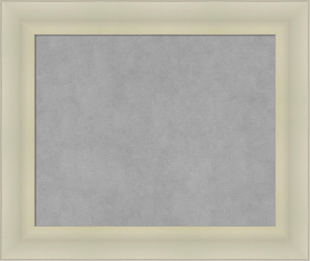 Amanti Art Silver Framed Magnetic Board 21x25 Small Vision Board