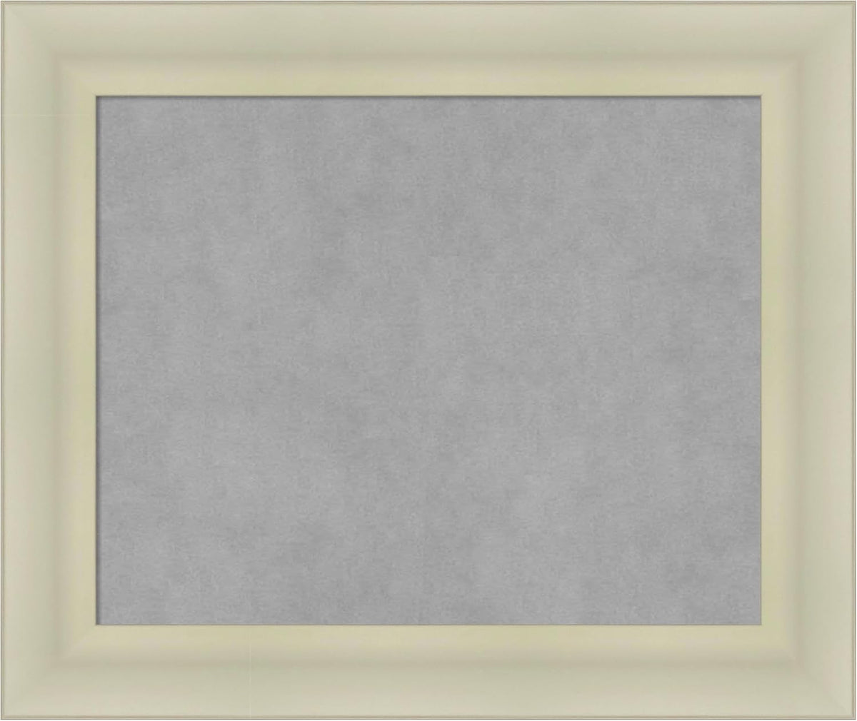 Amanti Art Silver Framed Magnetic Board 21x25 Small Vision Board