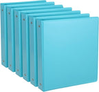 CIXILDTS 6-Pack 1-Inch Binder, Standard 3 Ring Binder Fit Letter Size Paper by CIXILDTSOffice