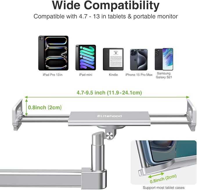 elitehood 28-inch Long Arm iPad Mount - Image 8