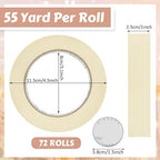 Fainne Masking Tape Bulk General Purpose Masking Painting Tape 55 Yards - Image 2