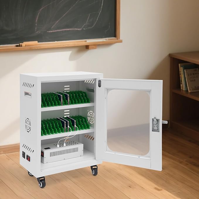 QUEWATSA Cell Phone Charging Station, 30-Device Rechargeable Mobile Phones - Image 4