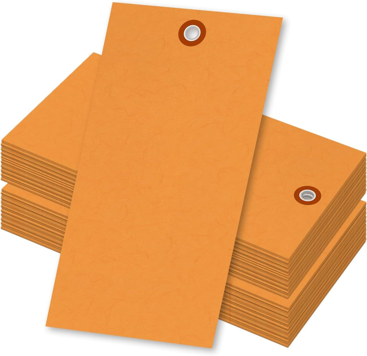 SmartSign 6.25 x 3.125 inch “Orange” Blank Tyvek Shipping Tags