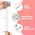 Aoryalps Open Mind Retractable Badge Reel Holder Retractable - Image 5