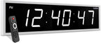 Ivation Huge Oversized 60" Large Digital LED Clock | Big Digital Clock