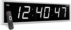 Ivation Huge Oversized 60" Large Digital LED Clock | Big Digital Clock by Ivation