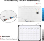 Comix Magnetic Dry Erase Calendar Whiteboard, 36 x 24 Inches Monthly Calendar - Image 3