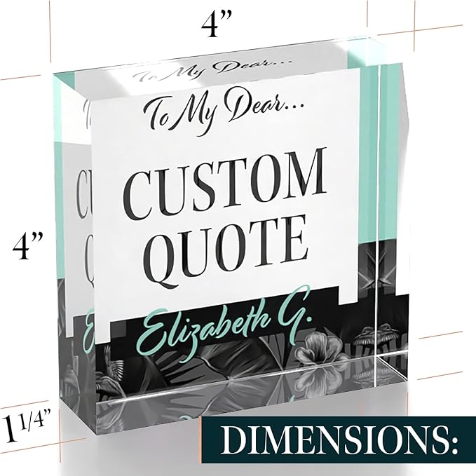 Custom Acrylic Sign Personalized, Custom Desk Name Plate, 18 Styles, - Image 7