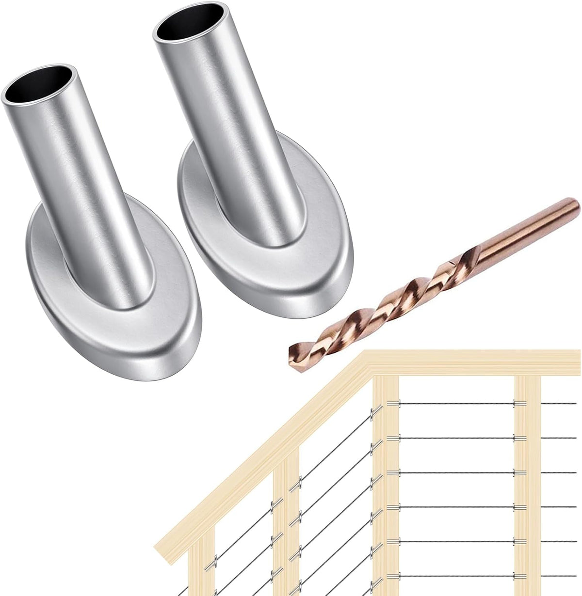 CKE 40 Pack 45 Degree T316 Marine Grade Stainless Steel Angle Beveled Protector