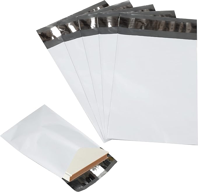 1000 Pack Secure Seal White Poly Mailers Shipping Bags by Secure+Seal