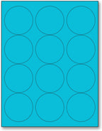 NextDayLabels - 8-1/2 x 11 Neon Color High Light Fluorescent Labels