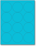 NextDayLabels - 8-1/2 x 11 Neon Color High Light Fluorescent Labels by NextDayLabels