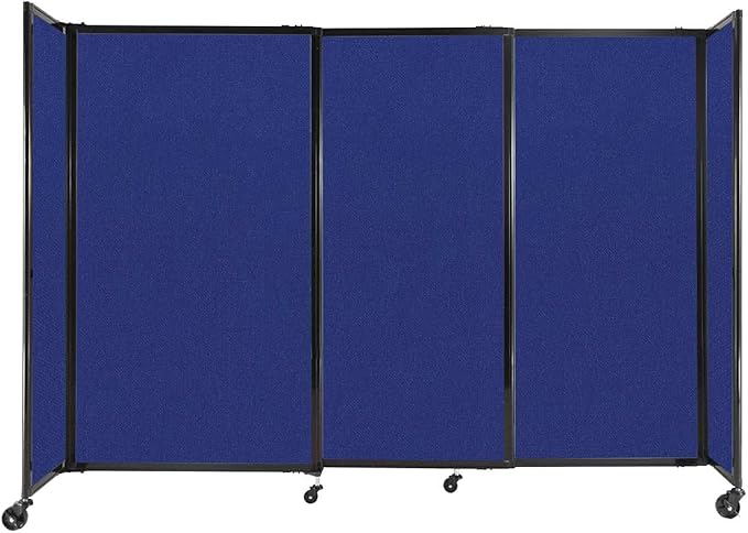 Versare Straightwall Sliding Portable Wall Partition | Freestanding Office by VERSARE