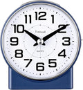Tinload 4.3" No Ticking Analog Alarm Clock, Silent Readable by Tinload