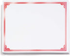 PaperDirect Red on White Classic Specialty Certificates, 8½ x11, Foil Accents
