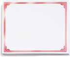 PaperDirect Red on White Classic Specialty Certificates, 8½ x11, Foil Accents by PaperDirect