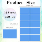 STARLIBOO Colored Labels Stickers, 3 x 2 Inch Rectangular Moving Labels - Image 2