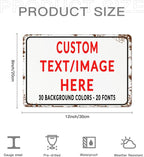 Custom Sign Personalized Custom Metal Sign, Customize - Image 6