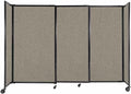 Versare Straightwall Sliding Portable Wall Partition | Freestanding Office by VERSARE