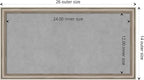 Amanti Art Silver Framed Magnetic Board 14x26 Small Vision Board - Image 4