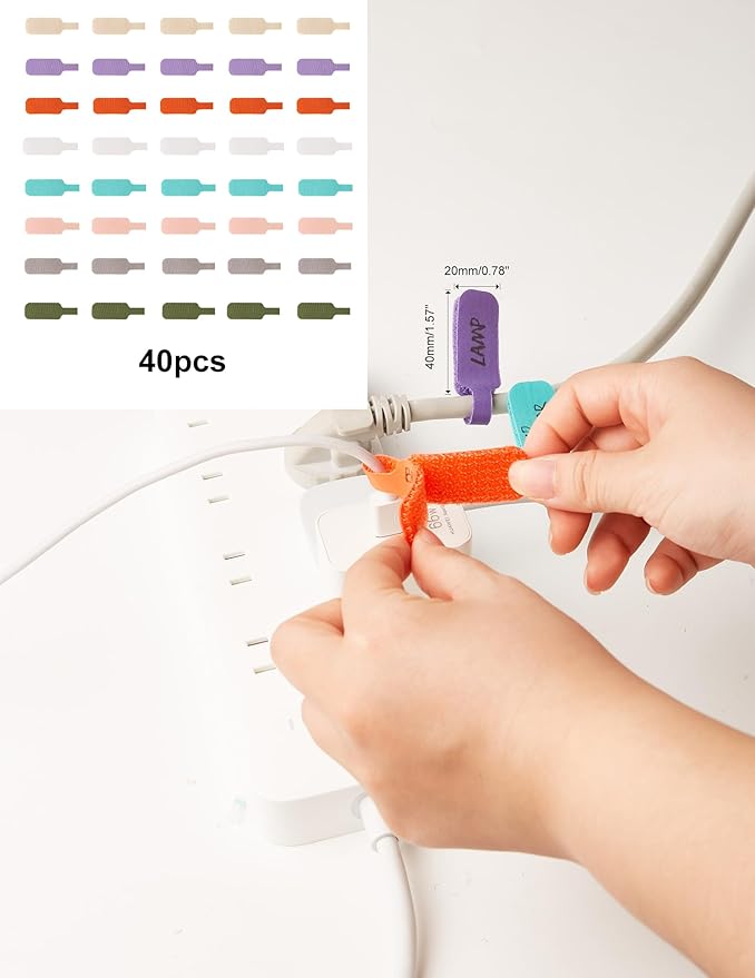 SINGDARIC Cable Labels Large Size, Reusable and Versatile - Image 3