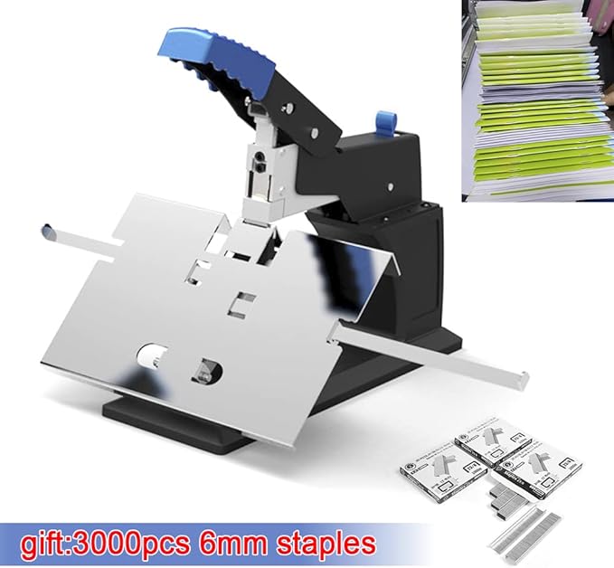 Heavy Duty Saddle Stapler, Desktop Stitch Stapler, Manual Riding Stitcher - Image 7