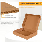 JOWLOT 12x9x2 inch Small Shipping Boxes Set of 25 - Image 2