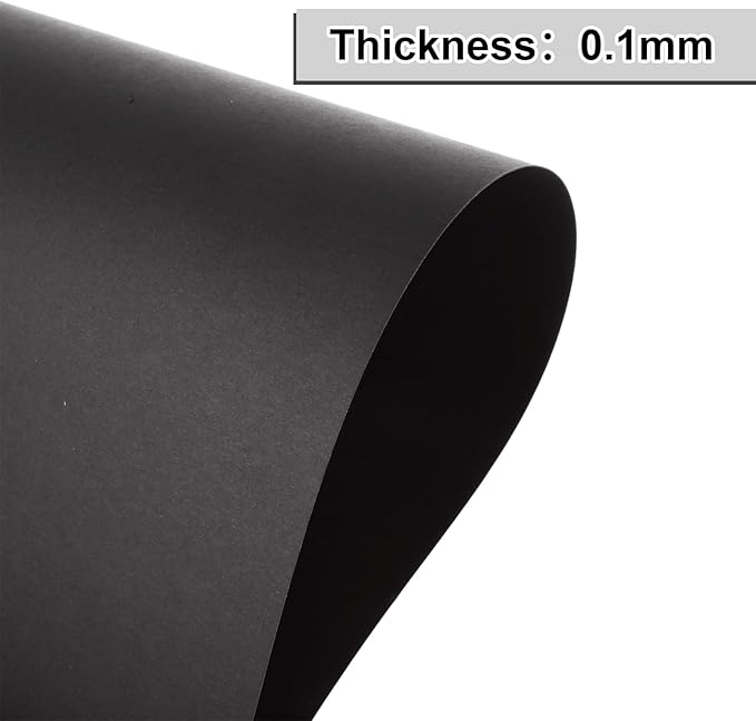 QTLCOHD 100 Sheets Black Cardstock 11 x 17 Inches Black Construction Paper Bulk - Image 3