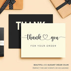 Blank Cream Natural Flat Note Cards and Envelopes – Heavyweight Off-White Cards - Image 3