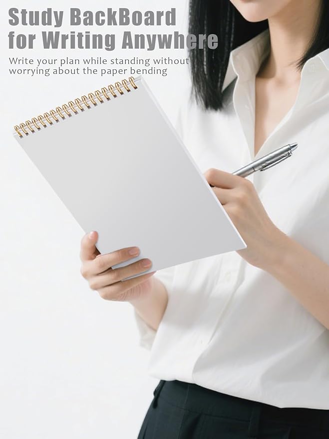 To Do List Notepad for Work, Productivity & Goal Setting, Undated Spiral Daily - Image 5