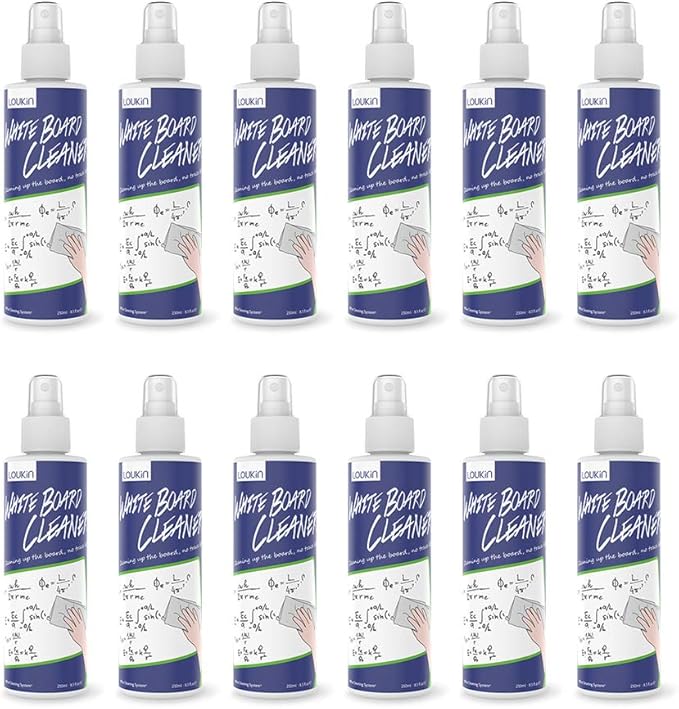 loukin Non-Toxic Whiteboard Cleaner, 8.5 fl oz Dry Erase Board Cleaner by LOUKIN