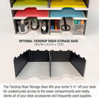 Ultimate Office TierDrop Literature Organizer/Forms Mailroom Classroom Sorter - Image 4