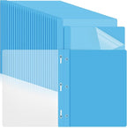 Feifeiya 48 Pack Plastic Report Covers by Feifeiya