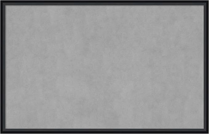 Amanti Art Black Framed Magnetic Board 21x33 Large Vision Board by AmantiArt