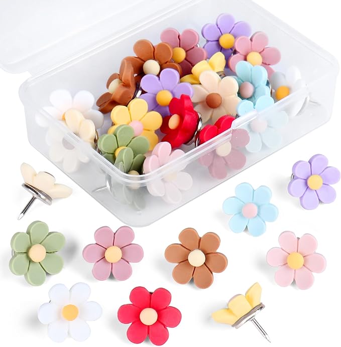 30pcs Flower Push Pins by wusuowea