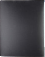 HF2 A4 Front View Display Book with 20 Pockets - Black