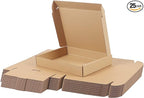 PHAREGE 12x9x2 inch Shipping Boxes Bulk 25 Pack Brown, Tab Lock Tuck Top Mailer by PHAREGE