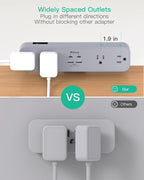 PD30W Desk Clamp Power Strip, Desktop Mount Surge Protector, Fast Charging - Image 4