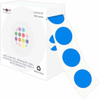 PARLAIM 3/4 Inch Round Permanent Adhesive Color-Code Dot Stickers, 1000 by PARLAIM
